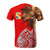 Tonga T Shirt Polynesian Palm Tree Flag - Polynesian Pride