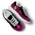 Tonga Wave Sneakers - Polynesian Pattern Pink Color - Polynesian Pride