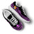 Tonga Wave Sneakers - Polynesian Pattern Purple Color - Polynesian Pride