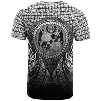 Tonga T Shirt Circle Pattern Black - Polynesian Pride