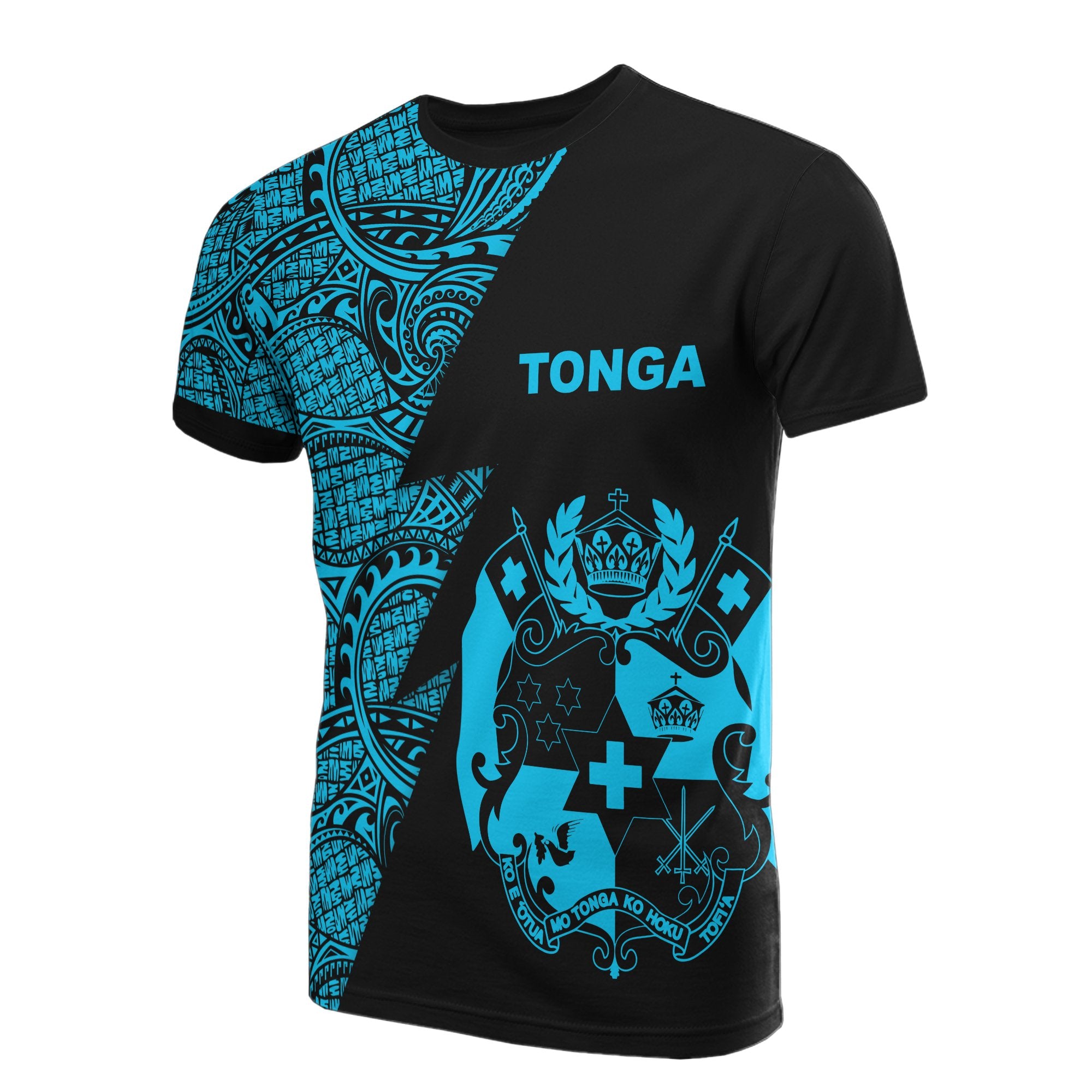 Tonga T Shirt Polynesian Pattern Neon Flash Style Unisex Neon - Polynesian Pride