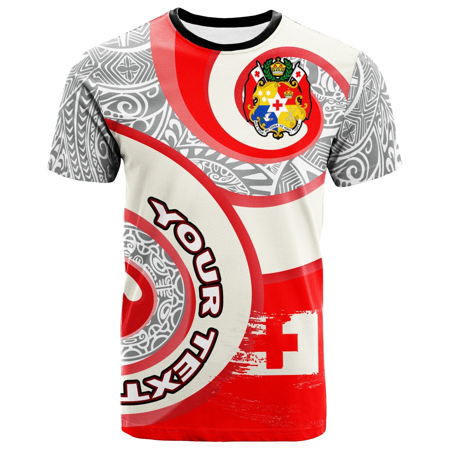 Tonga Polynesian T Shirt Spirit Style Unisex Red - Polynesian Pride