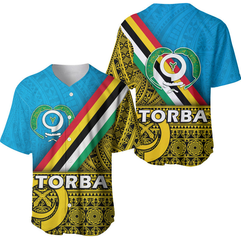 Vanuatu Torba Province Day Baseball Jersey Torba Flag Color Style LT9 Yellow - Polynesian Pride