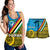 (Custom Personalised) Vanuatu Torba Province Day Combo Racerback Tank and Women Short Torba Flag Color Style LT9 Yellow - Polynesian Pride