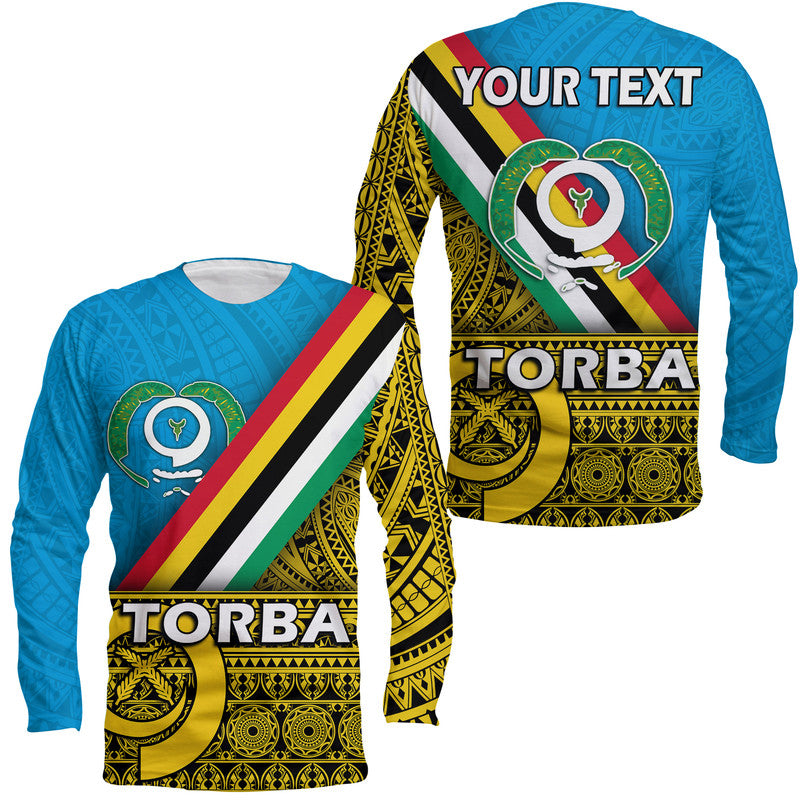 (Custom Personalised) Vanuatu Torba Province Day Long Sleeve Shirt Torba Flag Color Style LT9 Unisex Yellow - Polynesian Pride