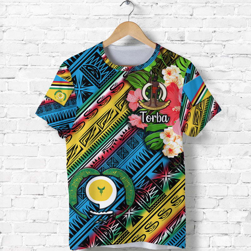 Vanuatu Torba T Shirt Independence Be Proud LT8 Blue - Polynesian Pride