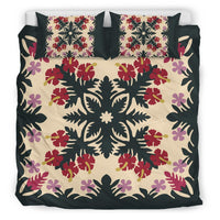 Hawaii Bedding Set - Ginger Hibiscus Plumeria Quilting Bedding Set - AH - Polynesian Pride