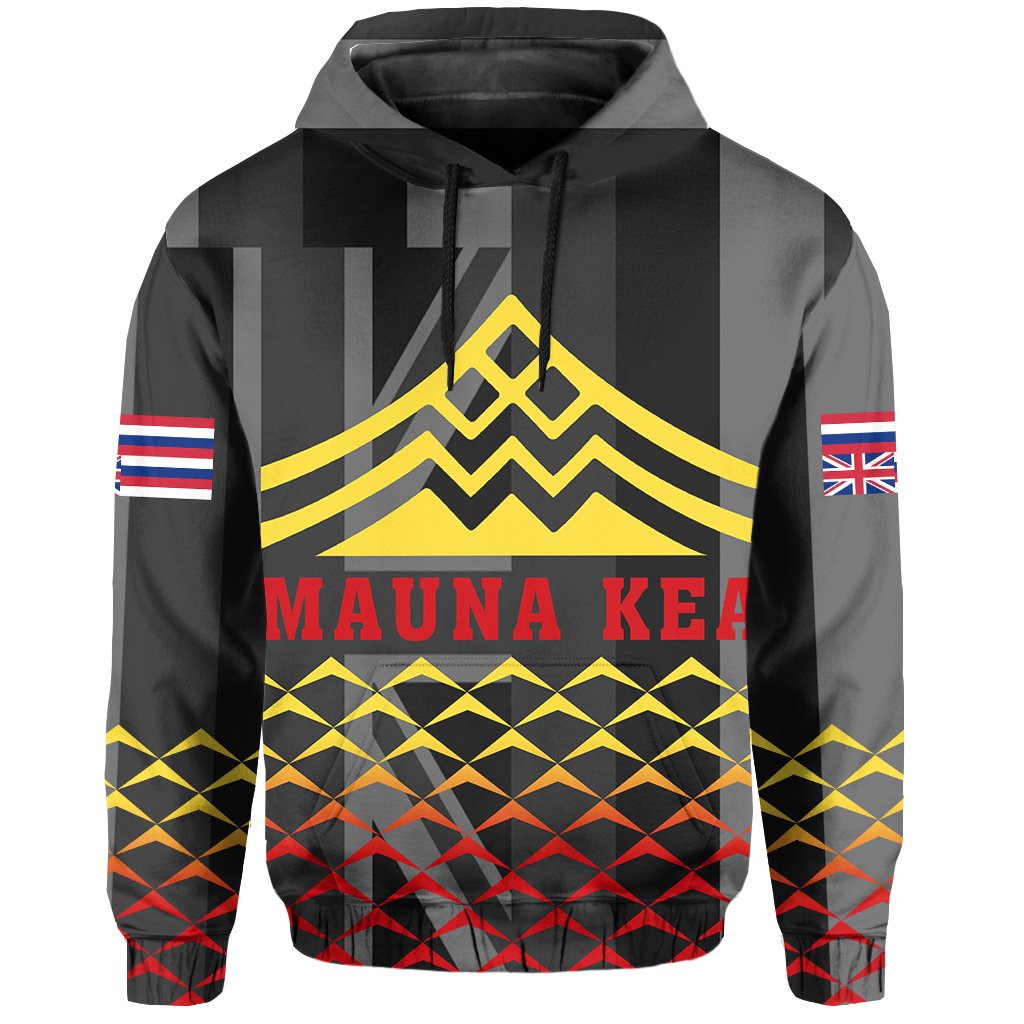 Hawaiian Mauna Kea Hoodie Triangle Style - Polynesian Pride