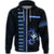 Hawaiian Polynesian Kanaka and Shark Zipper Hoodie Light Style - Polynesian Pride