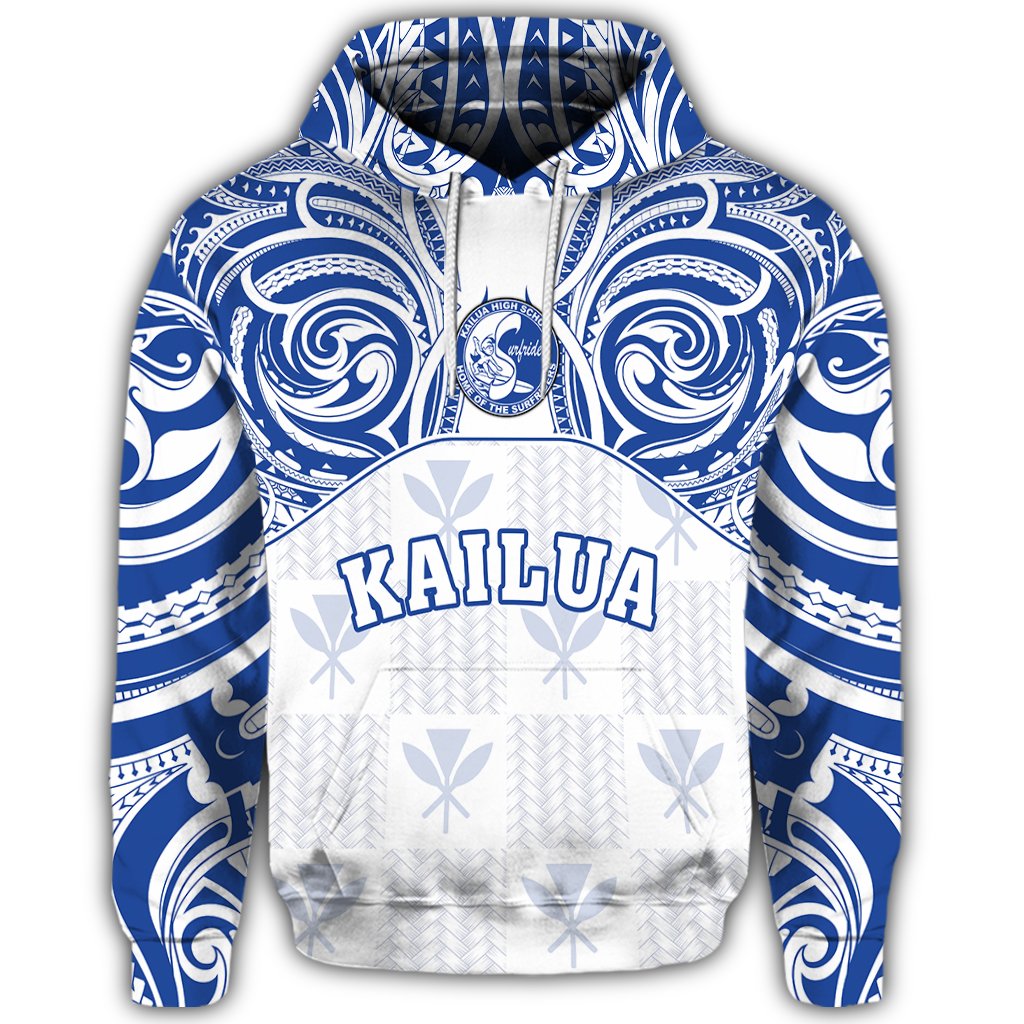 Hawaii Hoodie Kanaka Kailua High School Hoodie Demodern Style - Polynesian Pride
