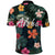 Hawaii Polo Shirt Tribal Elements and Hibiscus Version LT9 - Polynesian Pride