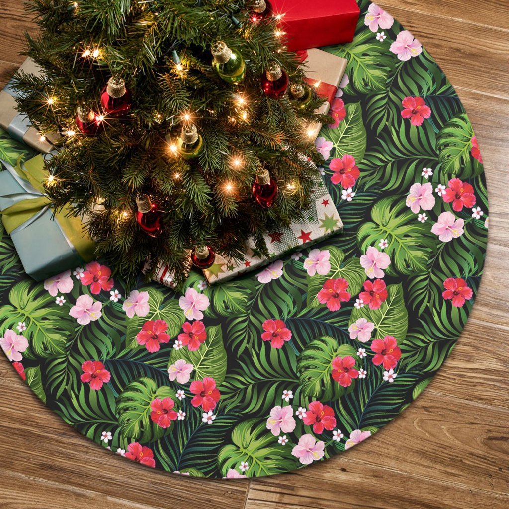 Tropical Flower Mix Tree Skirt - Polynesian Pride