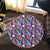 Tropical Flower Round Carpet - AH - Polynesian Pride