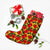 Tropical Flowers And Palm Leaves Christmas Stocking - Polynesian Pride