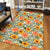 Tropical Flowers Hibiscus Pink Yellow Area Rug - AH - Polynesian Pride