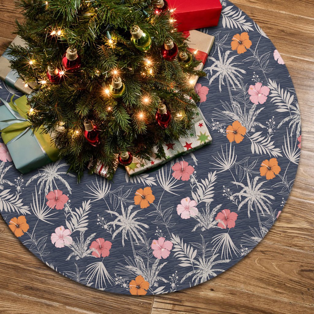 Tropical Grey Tree Skirt - Polynesian Pride