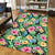 Tropical Hibiscus Banana Leafs Area Rug - AH - Polynesian Pride