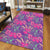 Tropical Hibiscus Purple Area Rug - AH - Polynesian Pride