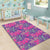 Tropical Hibiscus Purple Area Rug - AH - Polynesian Pride