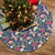 Tropical Hibiscus Red And Plumeria White Tree Skirt - Polynesian Pride