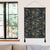 Tropical Leaves And Flowers In The Night Style Hanging Poster - AH Hanging Poster 50 x 75 cm Cotton And Linen - Polynesian Pride