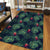 Tropical Monstera Leaf Green Area Rug - AH - Polynesian Pride