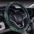 Tropical Monstera Leaf Green Hawaii Universal Steering Wheel Cover with Elastic Edge - Polynesian Pride