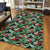 Tropical Monstera Leaf Green Mix Area Rug - AH - Polynesian Pride