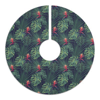 Tropical Monstera Leaf Green Tree Skirt - Polynesian Pride