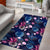 Tropical Palm Tree And Flower Area Rug - AH - Polynesian Pride