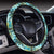 Tropical Palm Trees Blue Hawaii Universal Steering Wheel Cover with Elastic Edge - Polynesian Pride