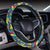 Tropical Pattern Mix Hawaii Universal Steering Wheel Cover with Elastic Edge - Polynesian Pride