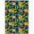 Tropical Pattern With Pineapples Palm Leaves And Flowers Area Rug - AH Luxurious - Polynesian Pride