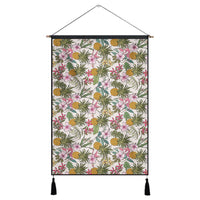 Tropical Pineaapple Hanging Poster - AH Hanging Poster 43 x 65 cm Cotton And Linen - Polynesian Pride