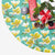 Tropical Plumeria Blue Tree Skirt - Polynesian Pride