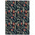 Tropical Strelitzia Black Area Rug - AH Luxurious - Polynesian Pride