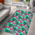 Tropical Strelitzia Blue Area Rug - AH - Polynesian Pride