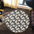 Tropical Toucans Hibiscus Palm Leaves Round Carpet - AH - Polynesian Pride