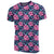 Hawaii Tropical Flowers With Hummingbirds Palm Leaves T Shirt - Polynesian Pride