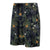 Tropical Leaves And Flowers In The Night Style Board Shorts - Polynesian Pride