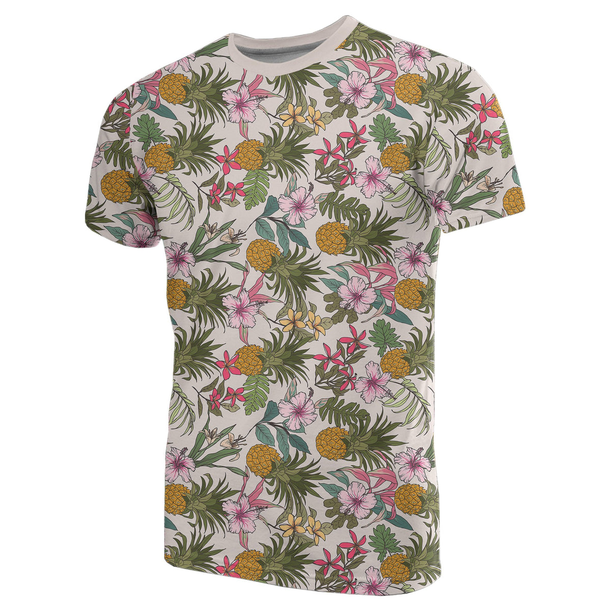 Hawaii Tropical Pineaapple T Shirt - Polynesian Pride
