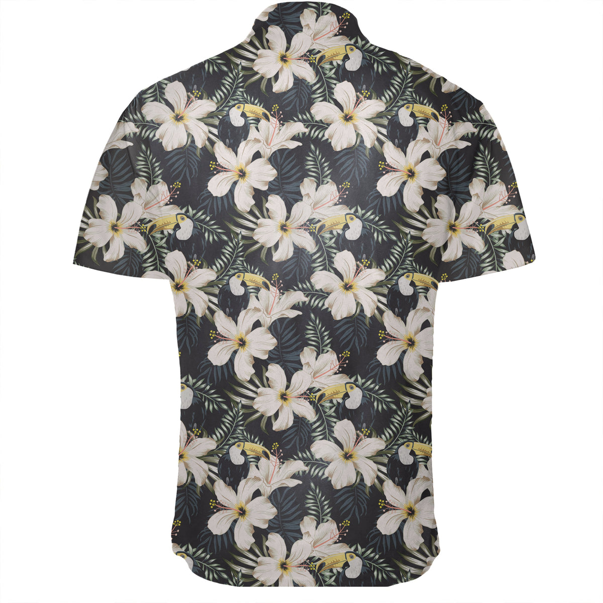 Hawaiian Shirt - Tropical Toucans Hibiscus Palm Leaves Shirt - Polynesian Pride