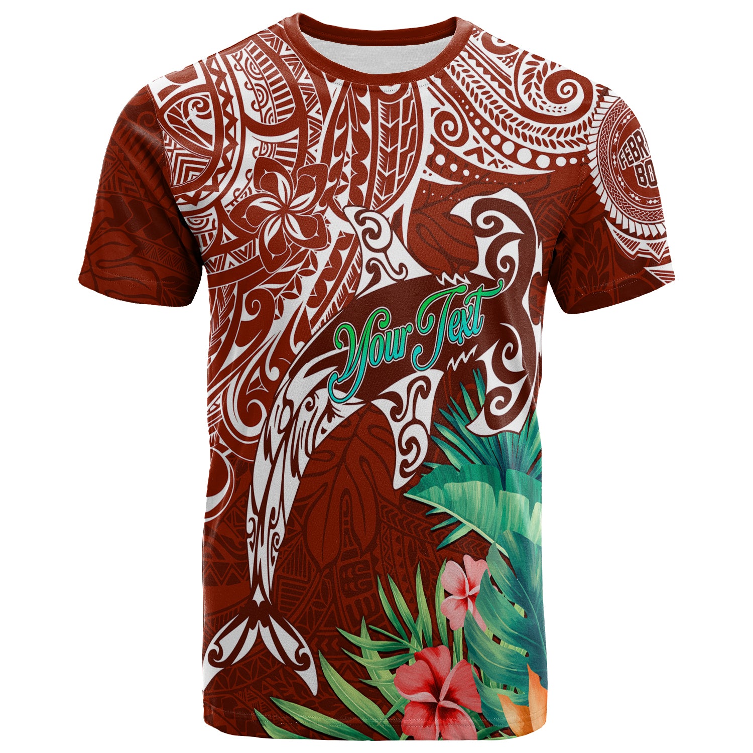 Custom Polynesian Birthday T Shirt Legends Are Born In February LT7 Unisex Red - Polynesian Pride