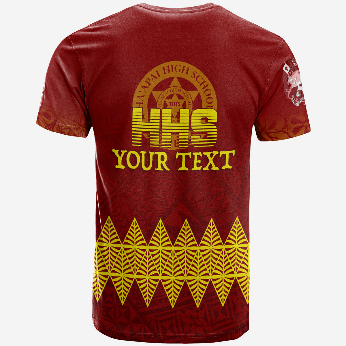 Custom Tonga Haapai High School T Shirt HHS To The Best LT7 - Polynesian Pride