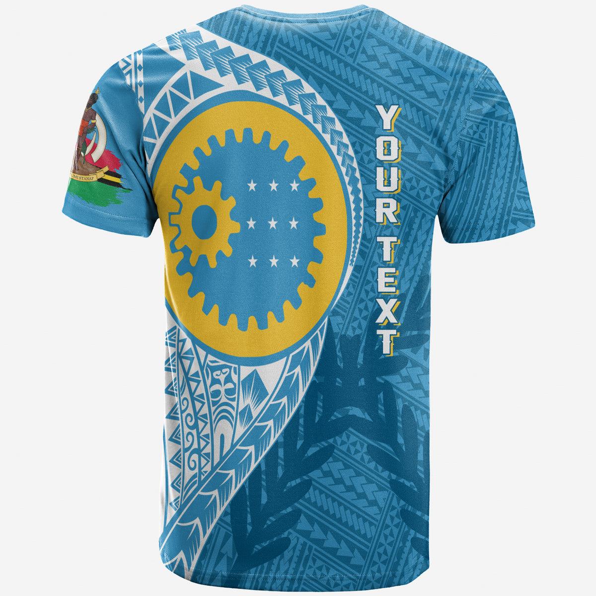 Custom Vanuatu Sanma Province T Shirt Sanma Emblem LT7 - Polynesian Pride