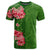 Hawaii Hibiscus Flower Polynesian T Shirt Curtis Style Green - Polynesian Pride