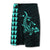 Hawaii Kakau Polynesian Hammerhead Shark Board Shorts - Turquoise - Polynesian Pride