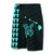 Hawaii Kakau Polynesian Turtle Map Board Shorts - Turquoise - Polynesian Pride