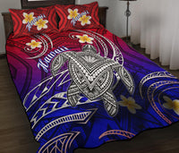 Hawaii Quilt Bed Set Hawaiian Turtle Plumeria Mixed Polynesian Style LT9 - Polynesian Pride