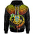 Tuvalu Custom Zip up Hoodie Lizard Good Chest Unisex Reggae - Polynesian Pride